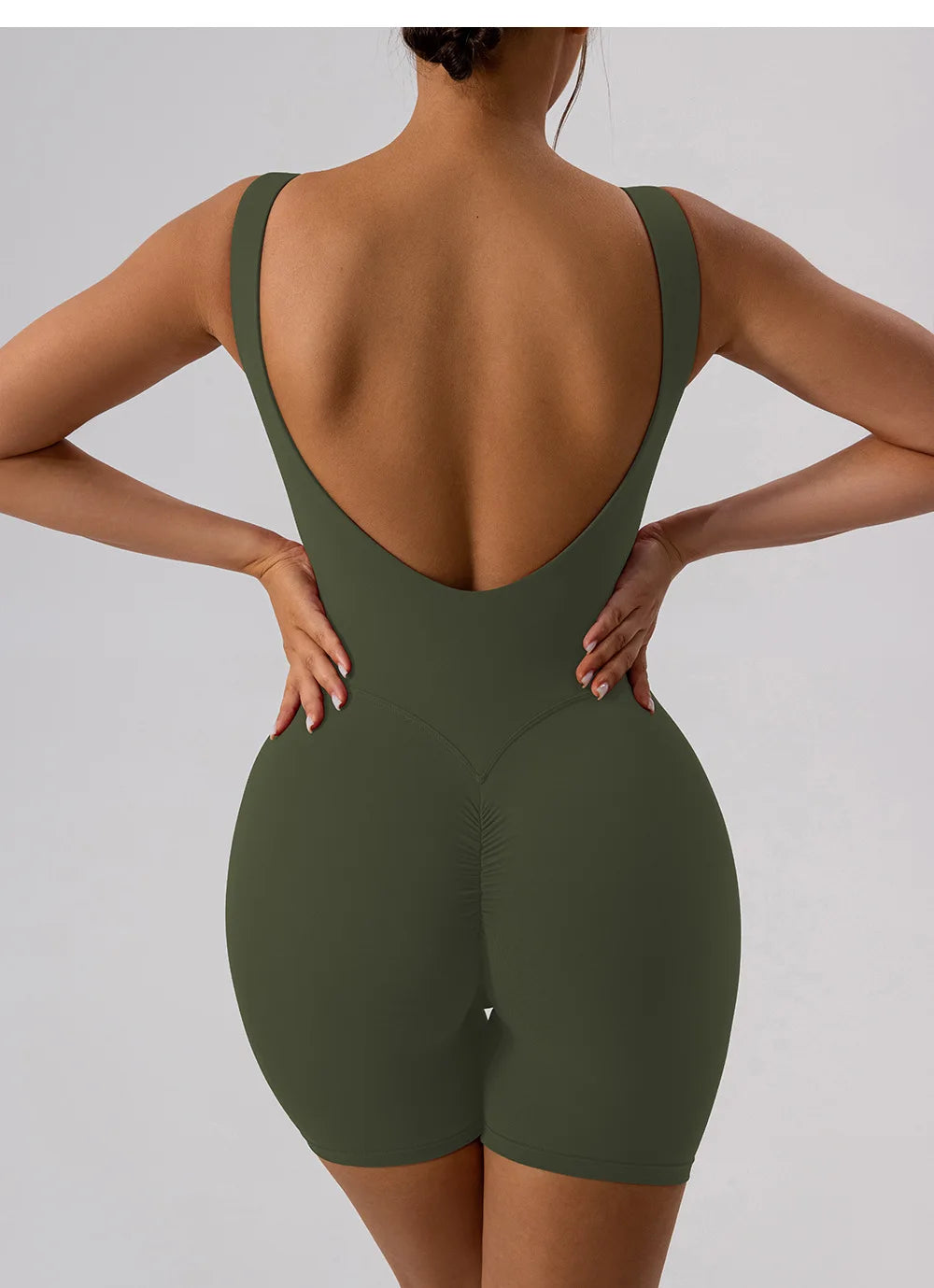 Women's Activewear Apparel: Fitness Sports Jumpsuits Workout Outfit, Push-Up Activewear / Rungear