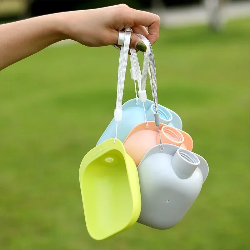 Portable Pet Water Bottle with Fold-Out Bowl – For Dogs & Cats