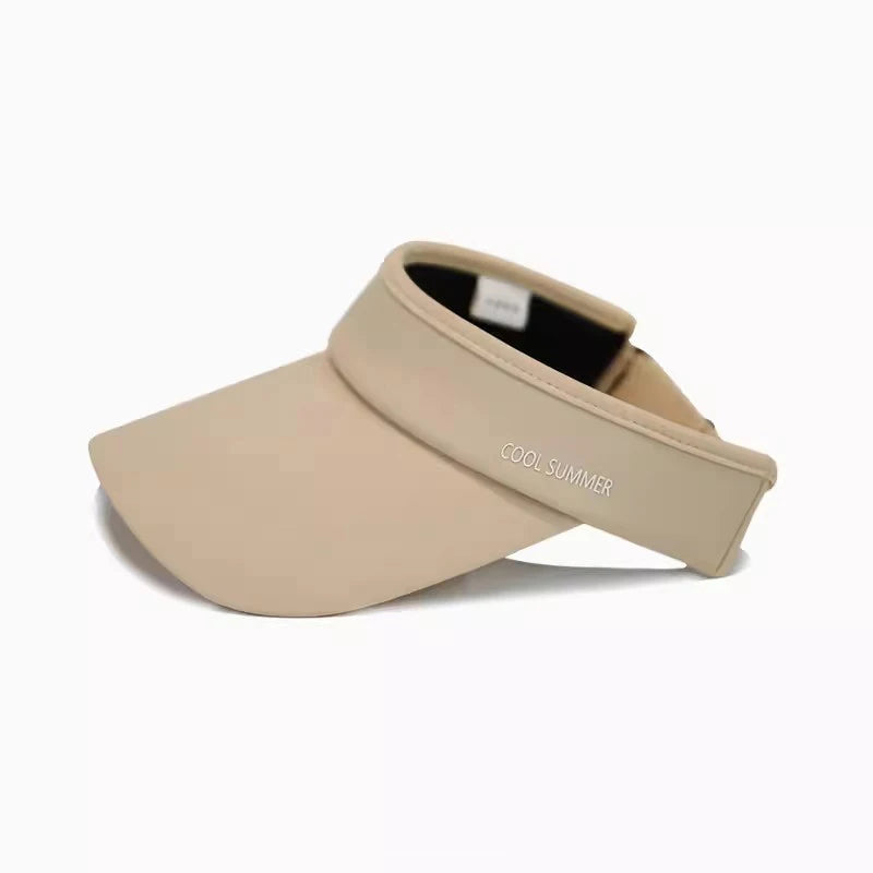 Ice Silk Long Brim Cooling Visor – UV Protection, Stretchy Open-Top Hat | Running, Cycling & Golf | Unisex