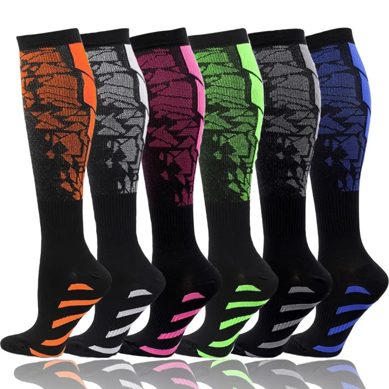 Running Compression Socks: 1 PC Medical 20-30mmhg Compression Socks for Flight, Travel, Pregnancy, Edema Diabetes, Varicose Veins / Rungear