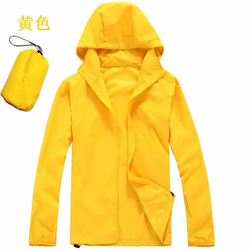 Running Apparel: Unisex, Waterproof, Lightweight, Quick-Dry, Hooded Thin Windbreaker / Rungear