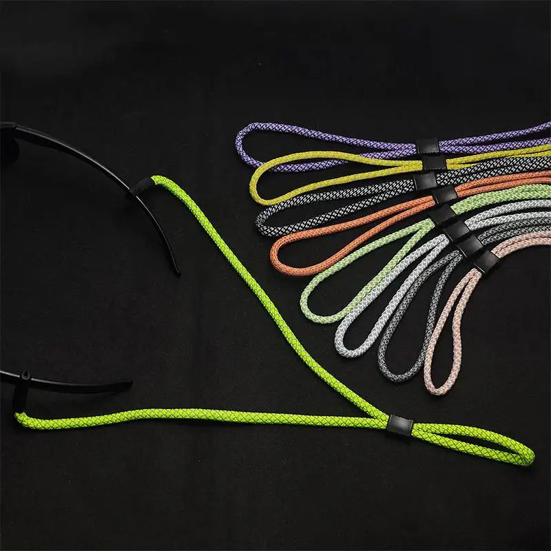 Sports Eyewear Lanyard & Neck Cord | Non-Slip Adjustable Silicone Sunglasses Strap | RUNGEAR