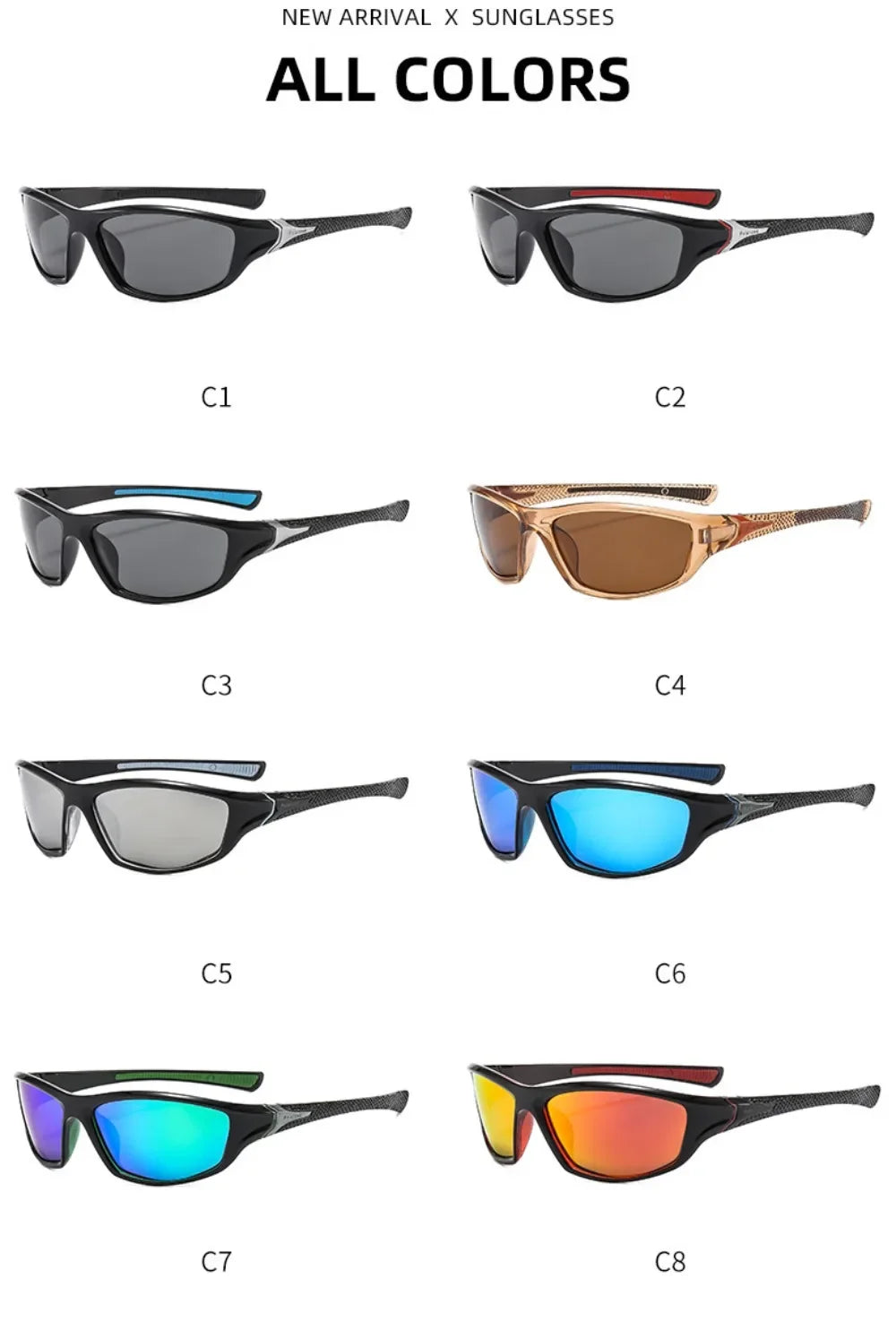 Running Sunglasses Gear: UV400 Sports Polarized Sunglasses For Hiking, Running Mountaineering / Rungear