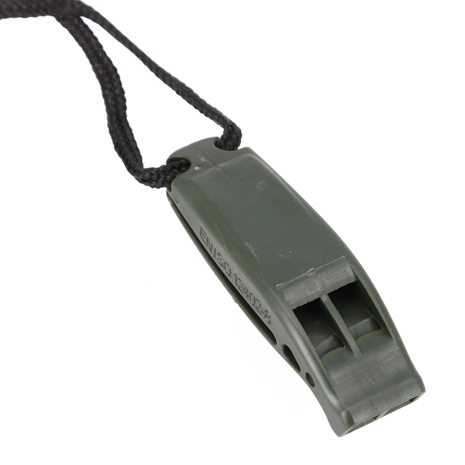 Dual-Frequency Safety Whistle – Pealess, Loud, Waterproof-Ready | Scuba Diving, Kayaking & Emergency Safety | Orange & Black