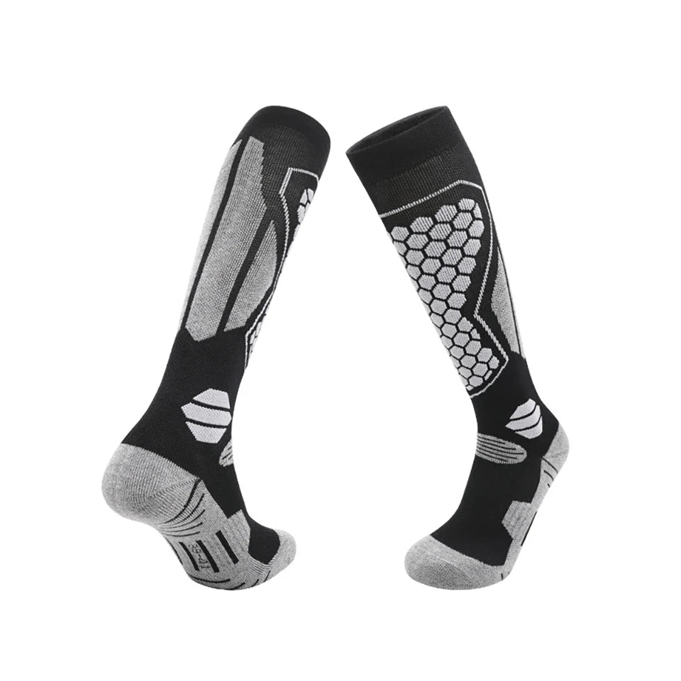GTUBIKE Thermal Knee-High Sports Socks | Cycling, Skiing & Snowboarding