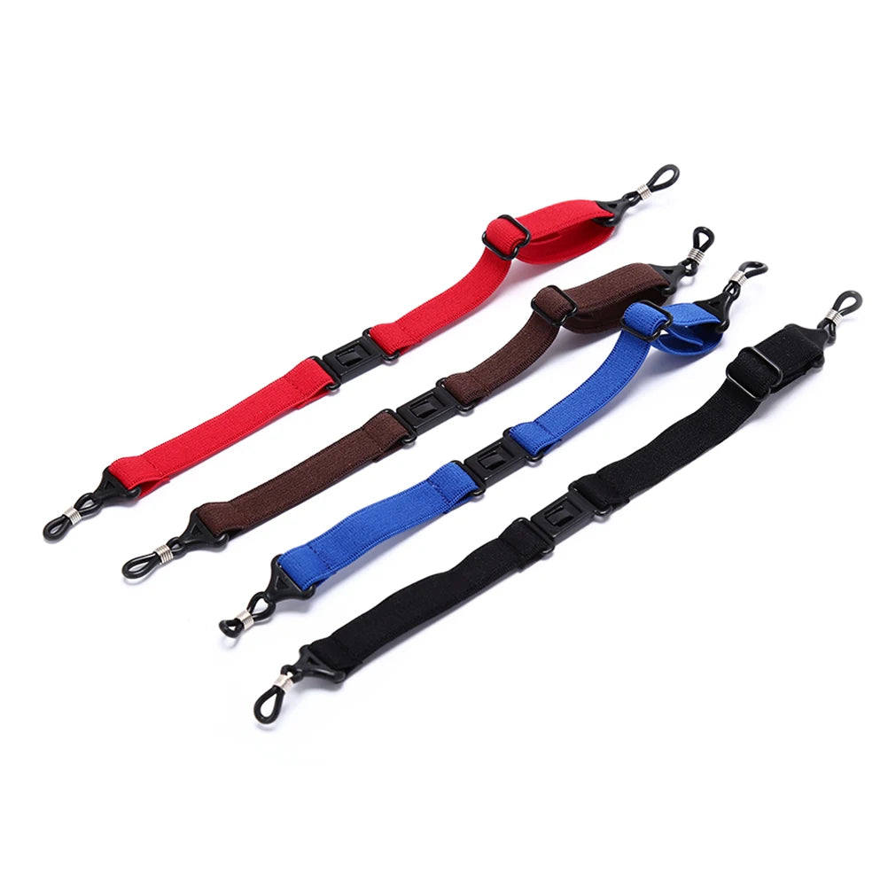 Sports Sunglasses Retainer Strap | Padded Nylon, Quick-Release Buckle, Anti-Slip End Loops, Adjustable | RUNGEAR