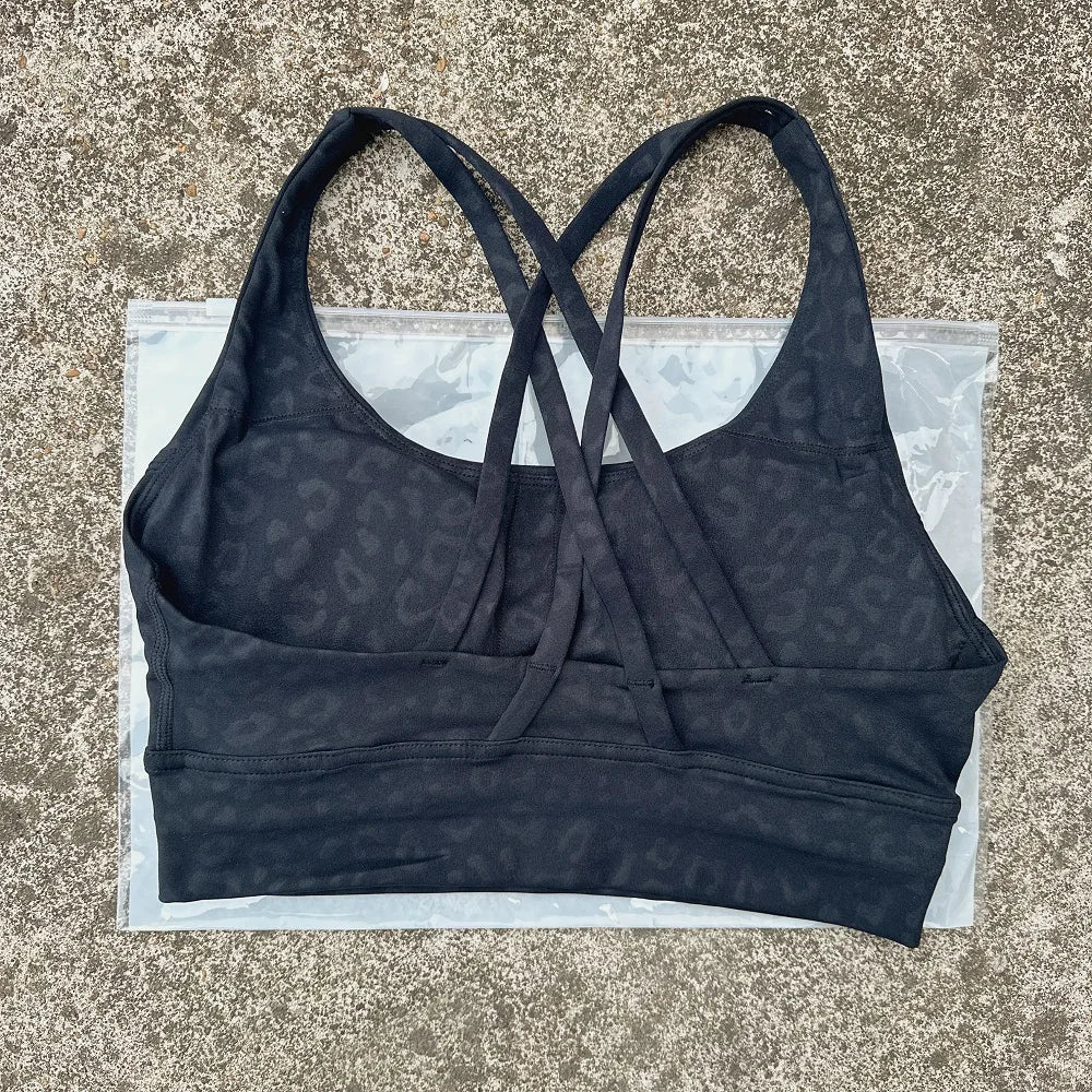 Women's Bra Apparel: Solid Color, High Strength Shockproof, Soft Cross Back, High Strength Shockproof, Fitness Sports Bra / Rungear
