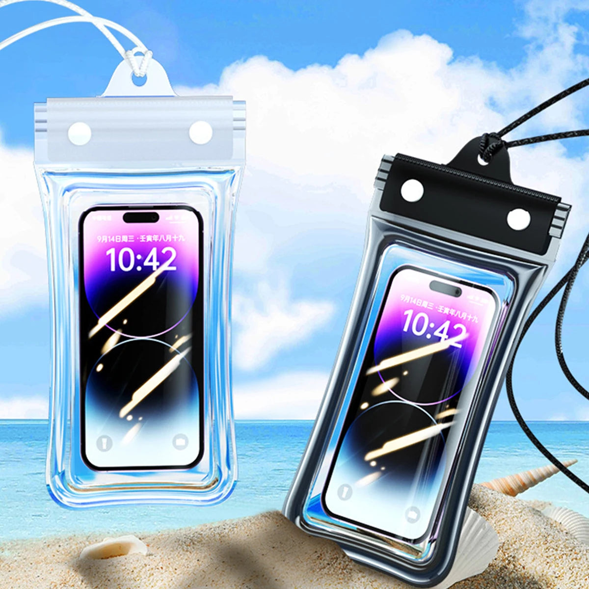 Waterproof Phone Case Dry Bag | IPX8 Floating Pouch with Lanyard for Swimming & Outdoors