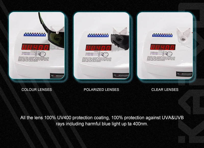 KAPVOE UV400 Glasses Unisex Cycling Outdoor Sports Running Eyewear