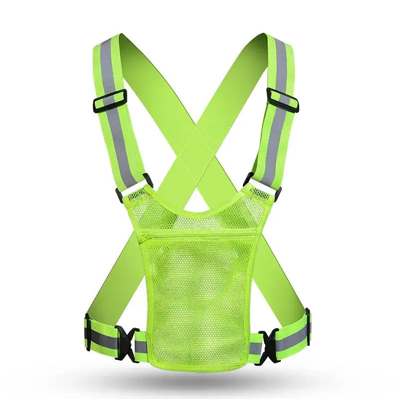 Hi-Vis Reflective Running Vest | Lightweight Breathable Nylon Safety Vest for Running & Cycling | RUNGEAR