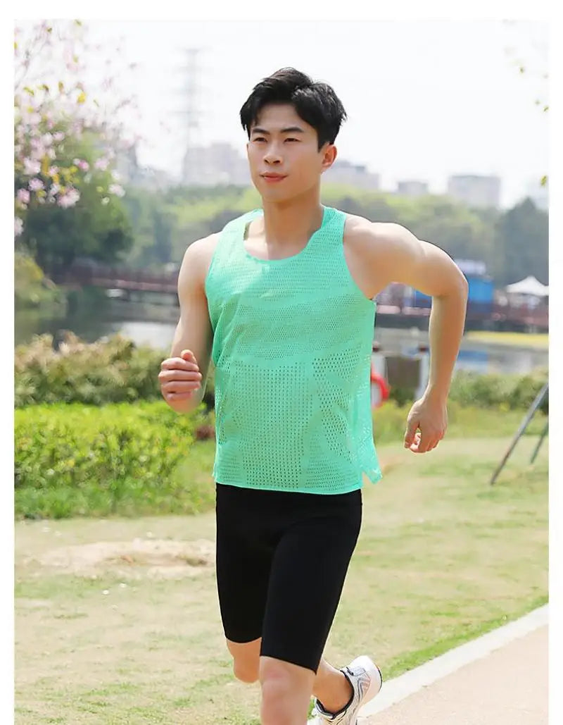 Ultra Light Moisture Wicking Performance Marathon Racing Sports Fitness Tops For Men And Women