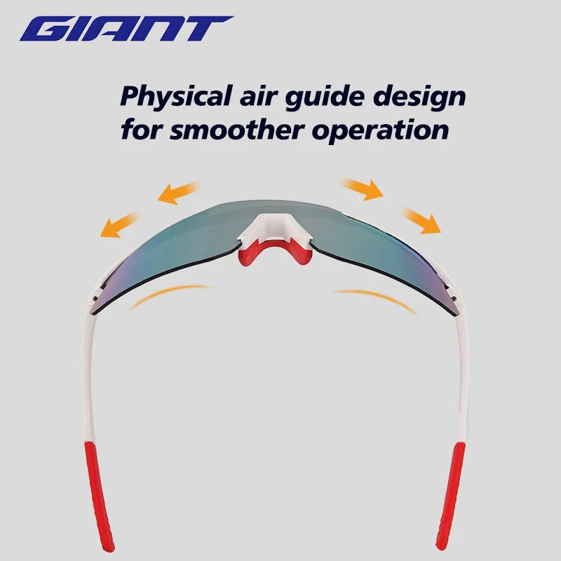Running Sunglasses Gear: 2025 GIANT UV400 Protection, Anti-Fog, Sports Sunglasses with Case / Rungear