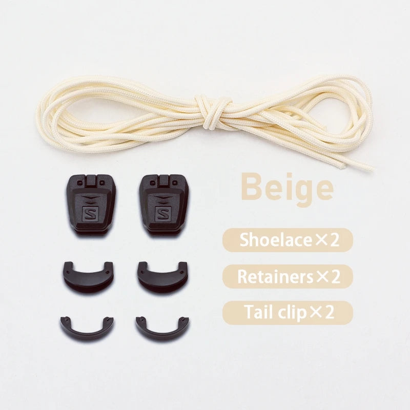 Round No-Tie Elastic Shoelaces | Adjustable Fit | 10 Colours | Running & Sport