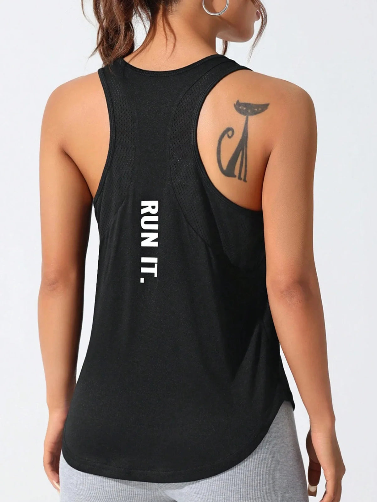Women's Loose Racerback Running Tank Top | Sleeveless Activewear Vest