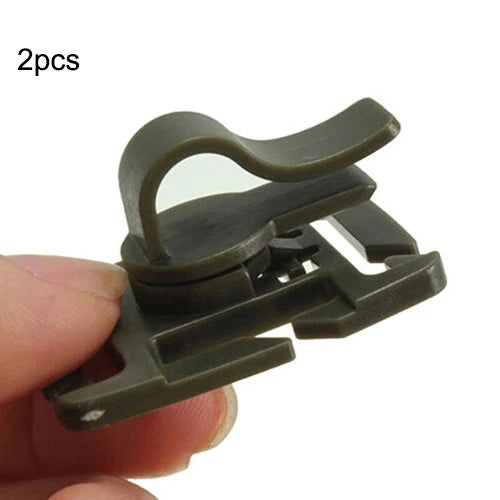 Hydration Pack Drink Tube Clips – 6-Pack Hose Holder for Running & Hiking Backpacks