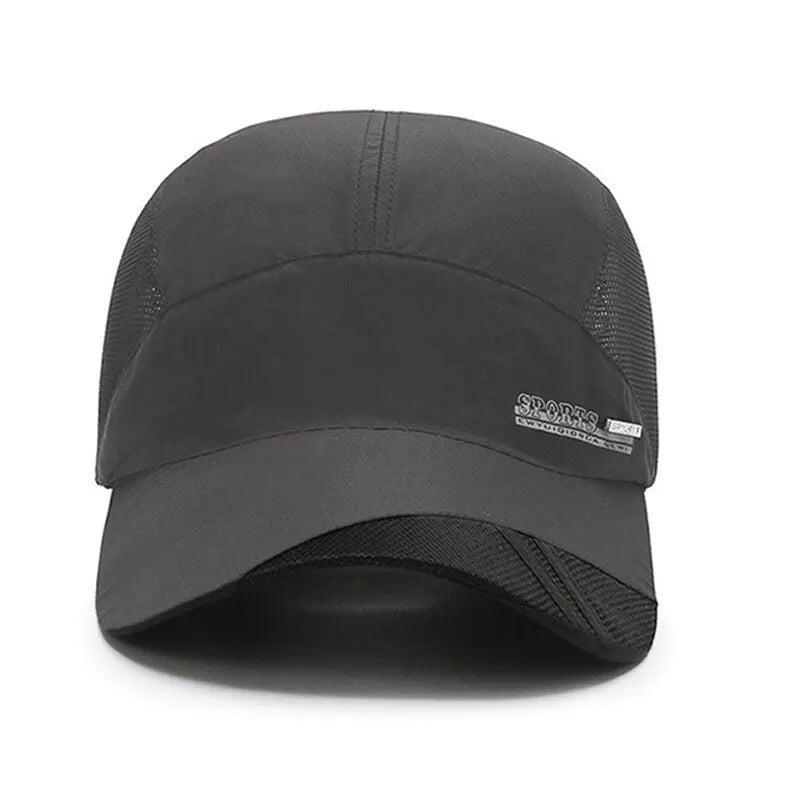 Quick-Dry Sports Running Cap – Breathable Mesh, Adjustable | Sun Protection