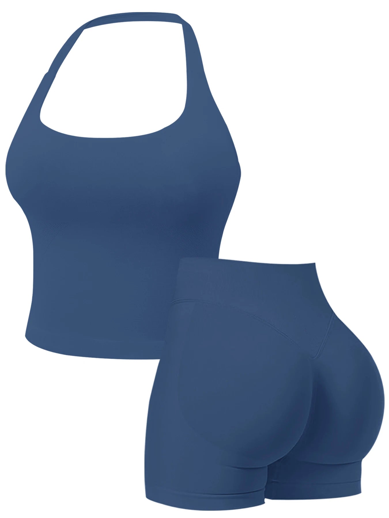 Lightweight 2 Piece Halter Neck Set