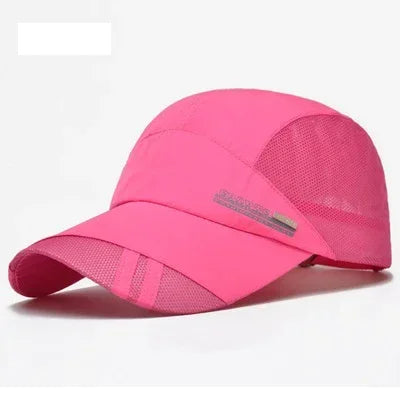 Quick-Dry Breathable Mesh Running Cap – Adjustable Baseball Visor | Sun Protection | Unisex