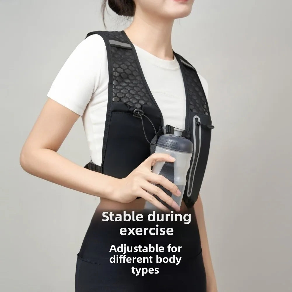 ISKYBOB Running Hydration Vest – Breathable, Reflective & Non-Slip Trail Running Pack
