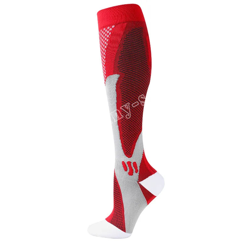 Running Compression Socks: 1 PC Medical 20-30mmhg Compression Socks for Flight, Travel, Pregnancy, Edema Diabetes, Varicose Veins / Rungear