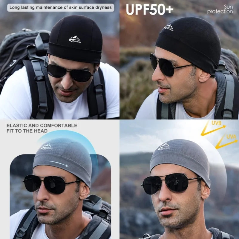 Hat Gear Accessories: Breathable Mesh, Quick-Dry Hiking, Running Sports Beanie Hat / Rungear