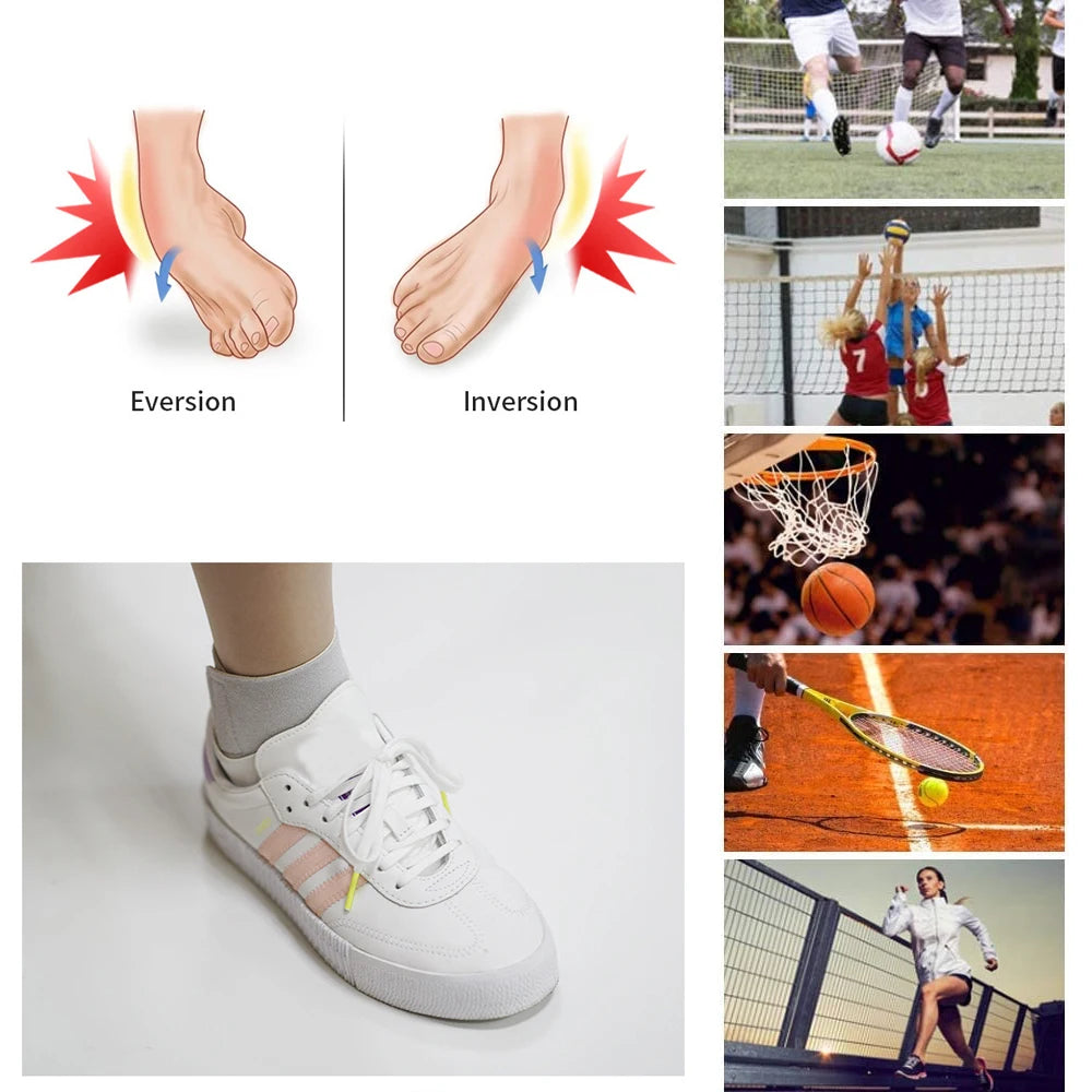 Recovery Gear Accessories: 1 PC Sport Ankle Stabilizer Brace, Compression Support for Pain Relief / Rungear