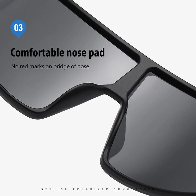 Sunglasses Gear Accessories: Unisex Large Frame UV400 Polarized Sports Sunglasses TR90 / Rungear