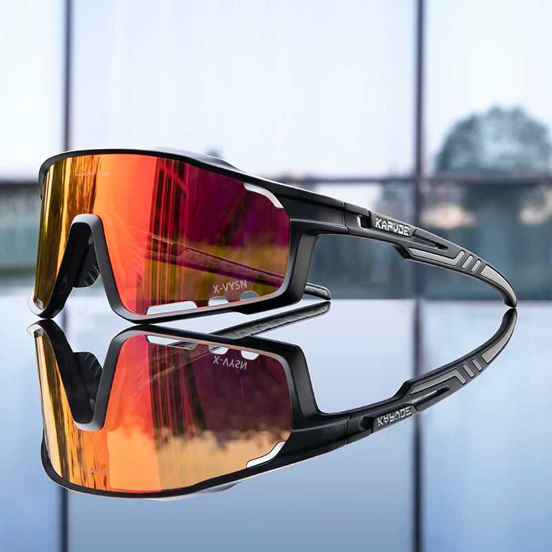 KAPVOE UV400 Glasses Unisex Cycling Outdoor Sports Running Eyewear