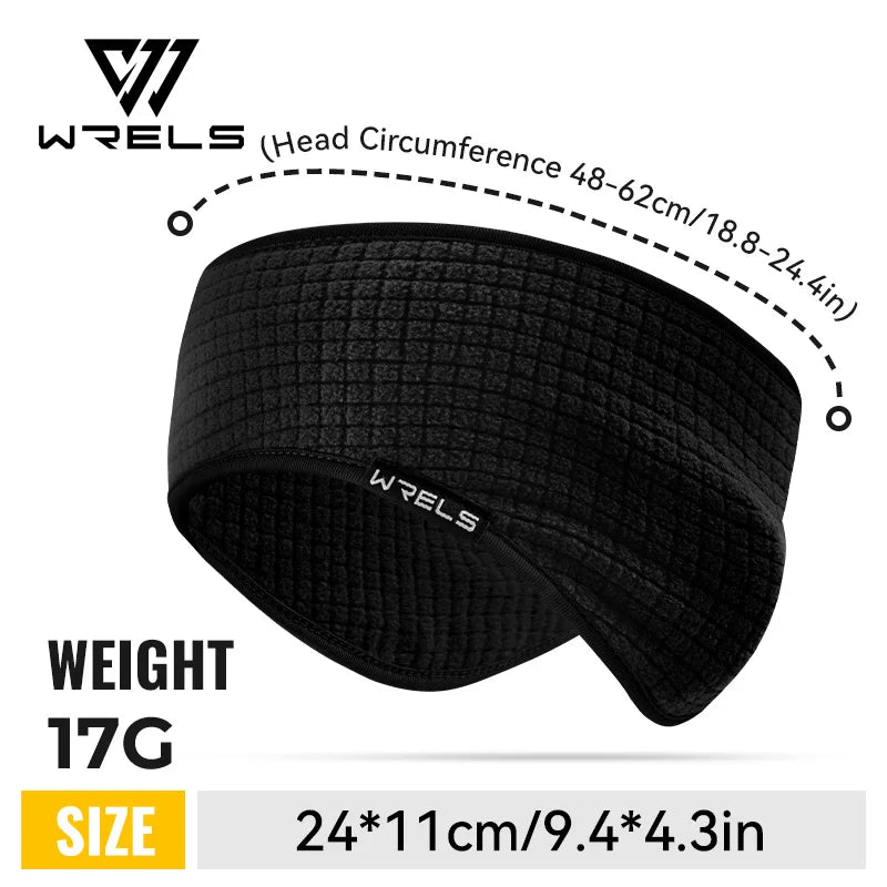 WRELS Fleece Thermal Ear Warmer Headband | Running, Cycling & Hiking