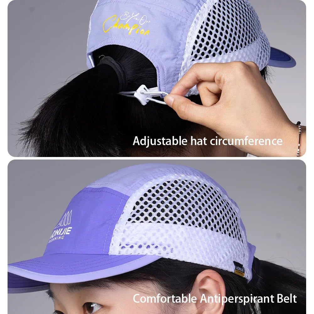 AONIJIE E4635 Running Cap – Breathable Sun Protection Visor Hat | Trail, Jogging & Outdoor Sports | Unisex
