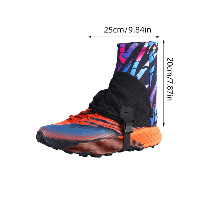 Low Ankle Trail Gaiters – Breathable Shoe Covers for Trail Running, Hiking & Mountaineering
