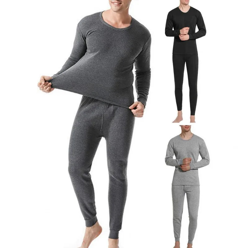 Moisture-wicking Breathable Long Thermal Underwear Set For Men