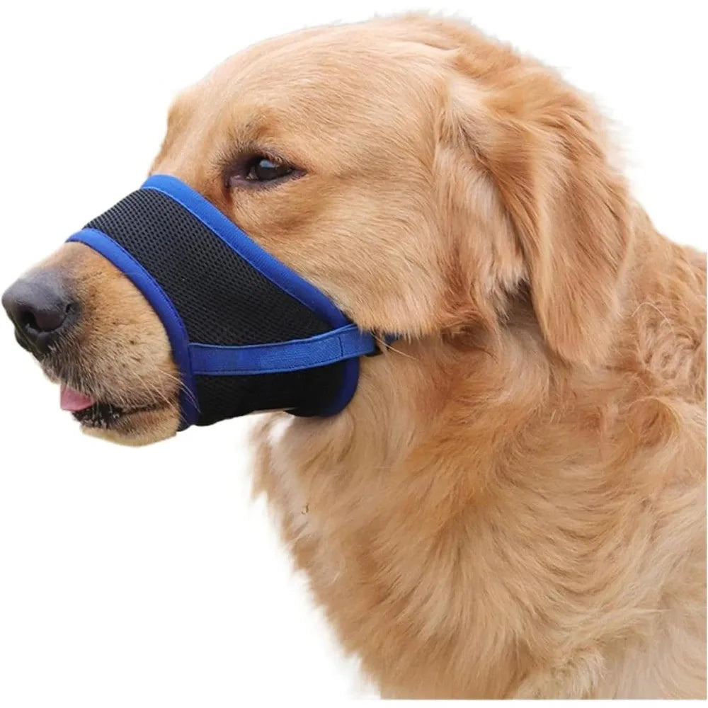 Outdoor Dog Accessories: Mesh, Breathable, Soft Nylon, Dog Muzzle Anti Biting, Barking, Chewing For Small Medium Large Dogs / Rungear