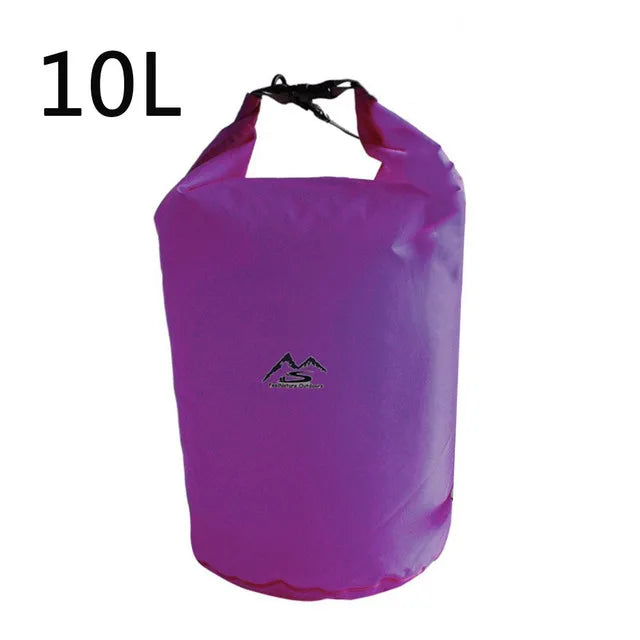Waterproof PVC Roll-Top Dry Bag | Roll-Top Buckle Closure, Shoulder Strap Loop | Available in 5L–70L | RUNGEAR