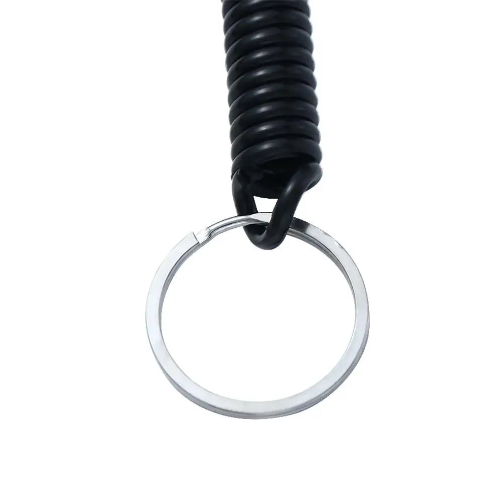 Elastic Coil Spring Wrist Keychain – Stretch Spiral Wristband Key Ring for Running, Gym & Outdoor Use | RUNGEAR