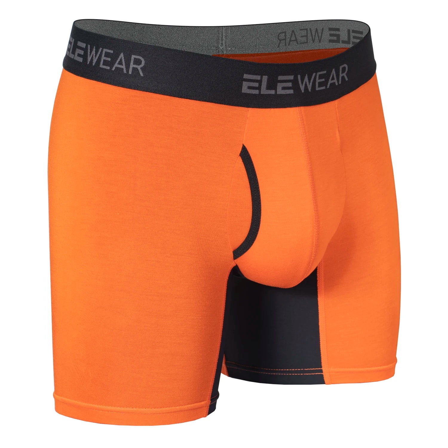 Plus Size Breathable Bamboo Men's Boxer Short Underwear With Opening