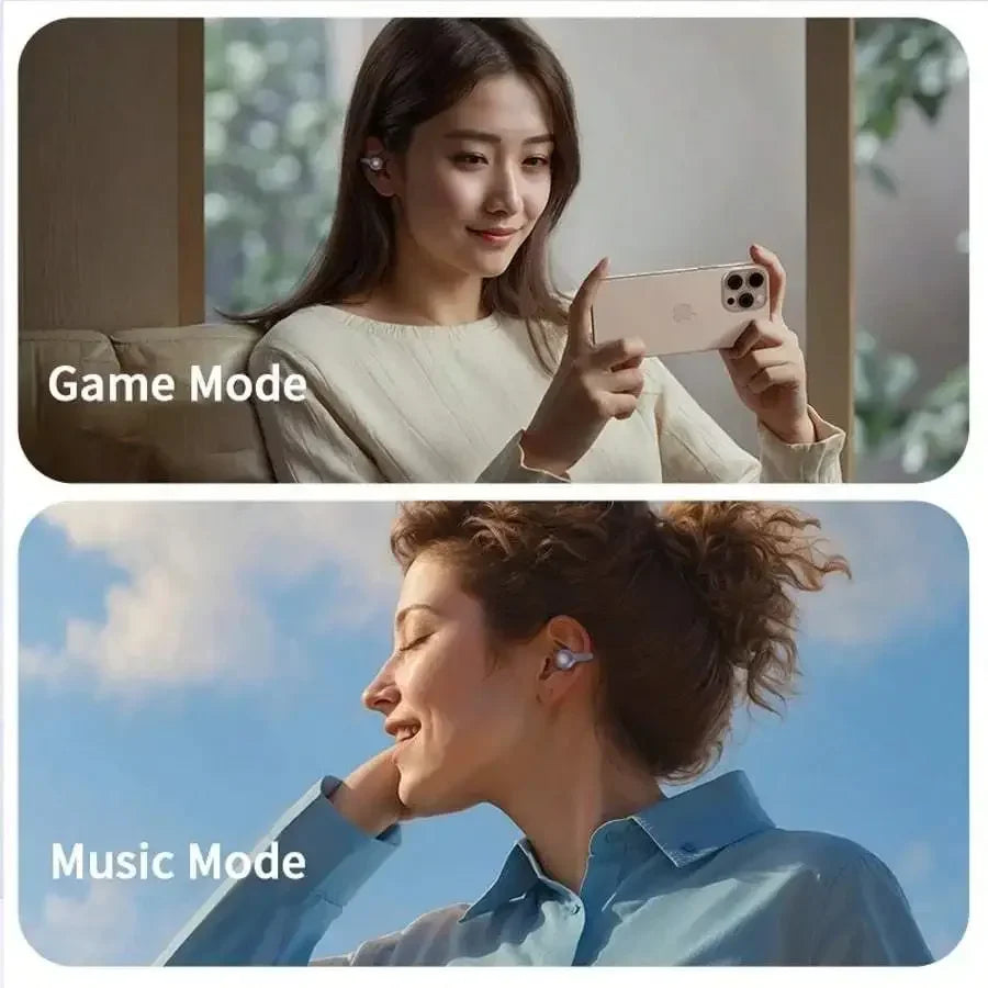 Running Tech Gear: New TWS Bone Conduction Earphone Clips, Bluetooth 5.3, Digital Display / Rungear