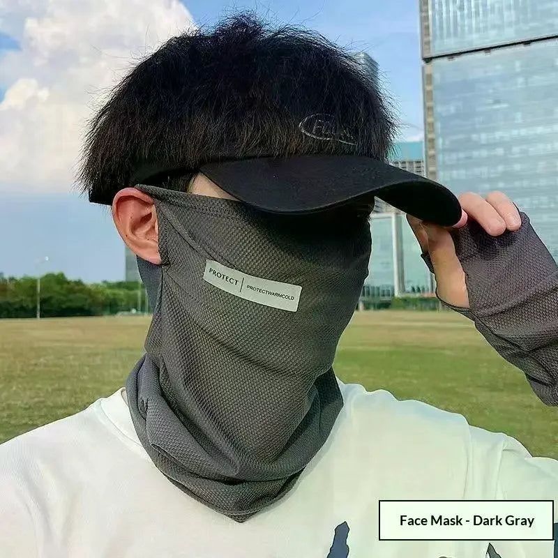 Running Gaiter Accessories: Windproof UV Protection Neck Gaiter Face Mask / Rungear