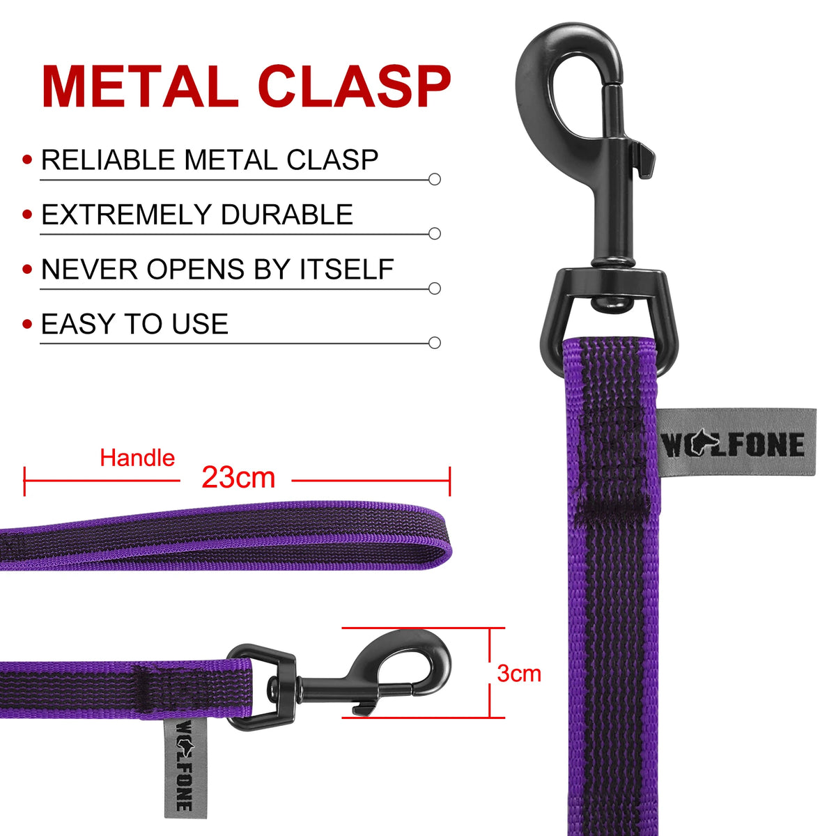 Coloured Dog Training Leash | Soft Fibre Lead in 6 Lengths & 8 Colours — 1.5M to 15M