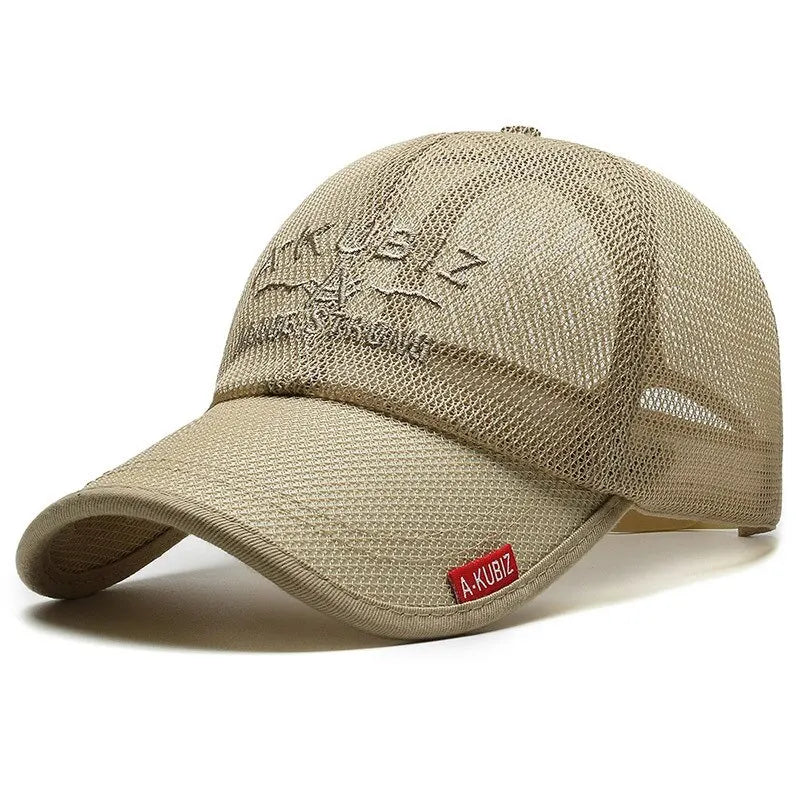 Summer Hat Gear: Unisex, Mesh, UV Protection, Breathable, Baseball Visor Cap for Outdoor Sports / Rungear
