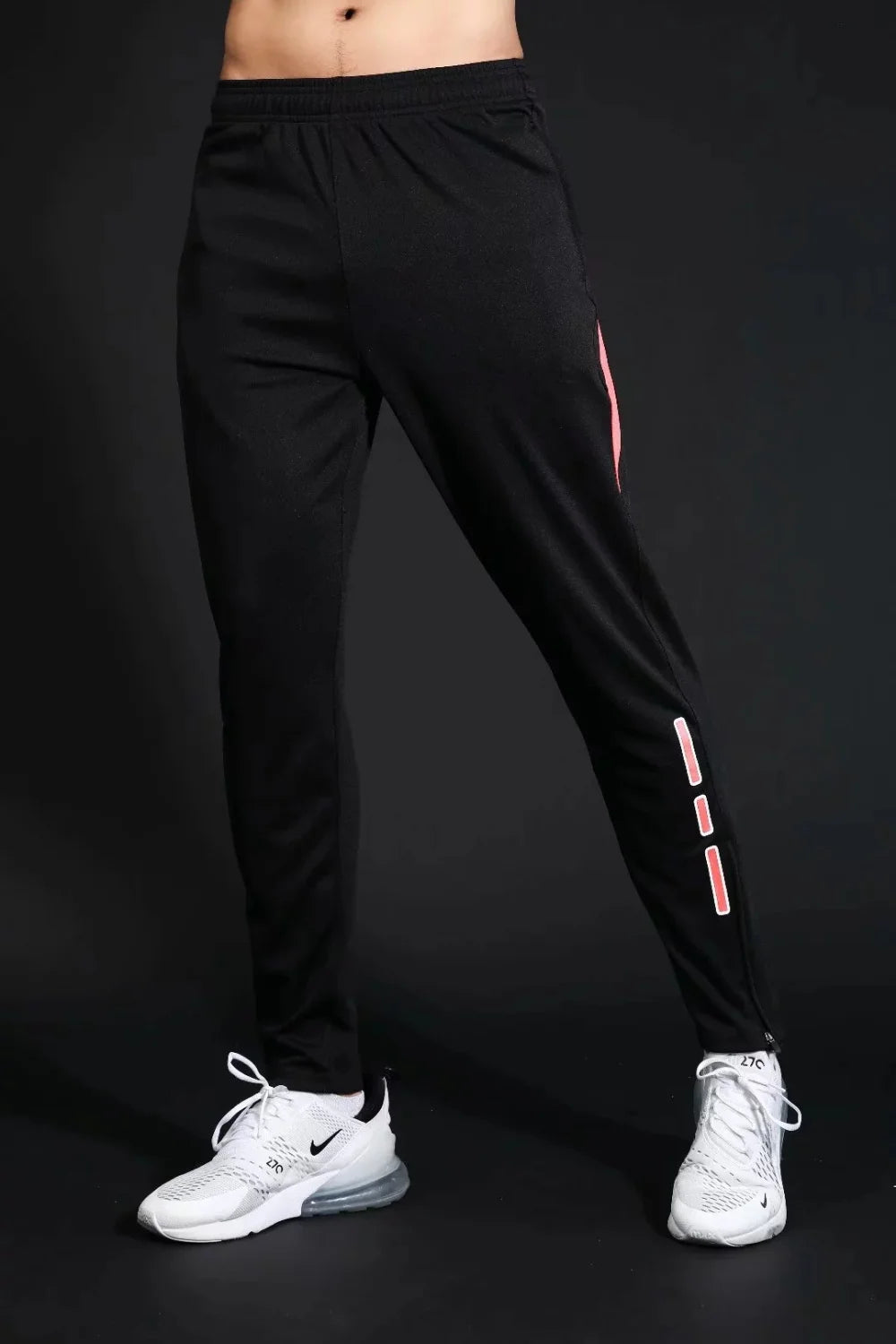 Men's Quick-Dry Running Trackpants – Slim Fit, Elastic Waist | Gym & Training