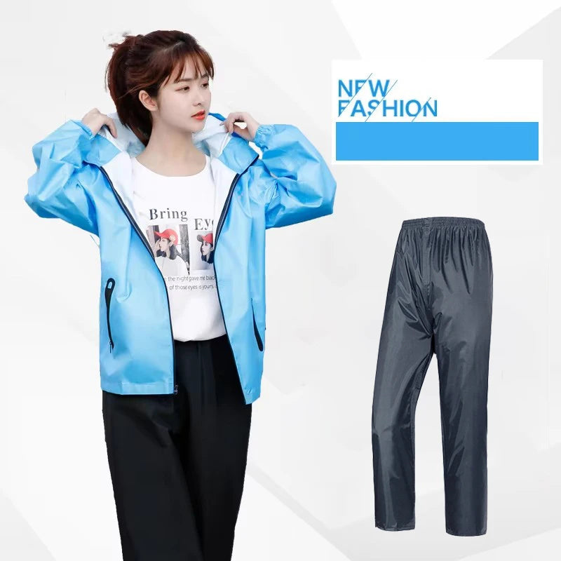 Running Jackets Apparel: (M-3XL) Unisex, Waterproof Jacket And Pants Set / Rungear