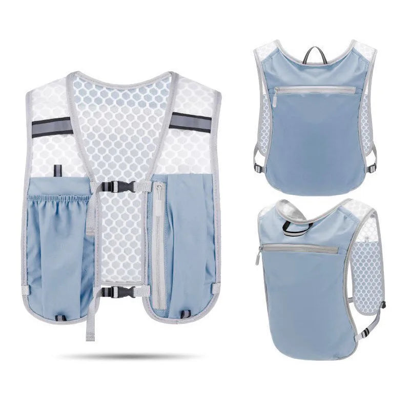 Ultralight Running Hydration Vest | Breathable Unisex Pack for 500ml Bottle — Running, Hiking & Cycling