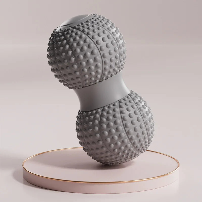 Peanut Fascia Massage Ball – Deep Tissue Muscle Relief for Neck, Back, Feet, Arms & Legs | Yoga & All Sports