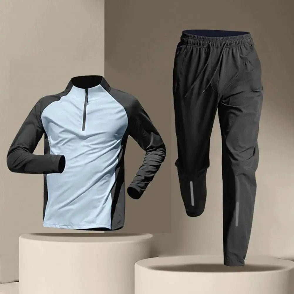 Men's Running Clothing: Quick Dry, Outdoors Training Sportswear Set / Rungear