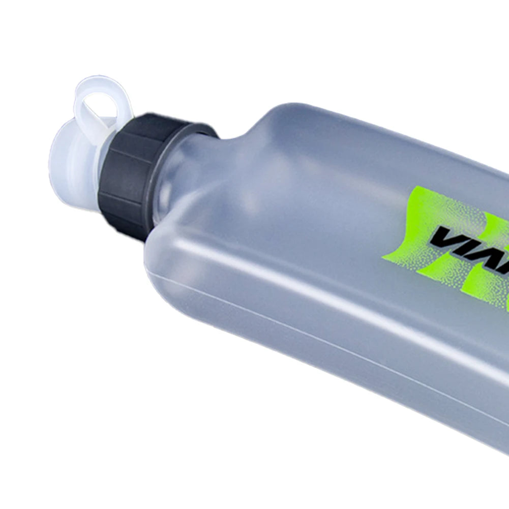 400ml Flat Soft Flask | Arc-Shaped Running Bottle for Waist Packs & Running Belts