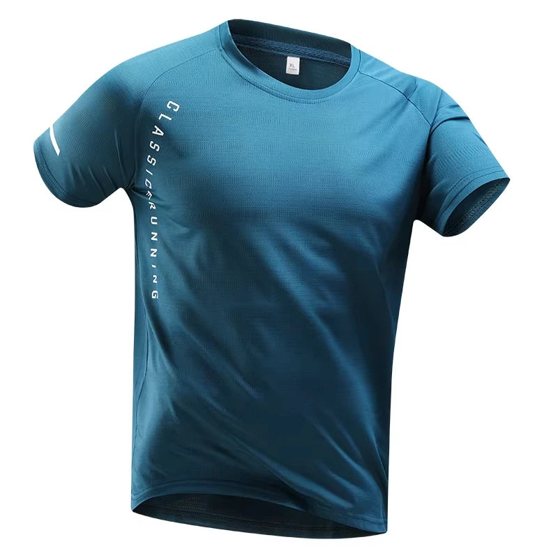 Running Moisture-Wicking Apparel: Lightweight, Quick-Dry, Short Sleeved, T-Shirt / Rungear