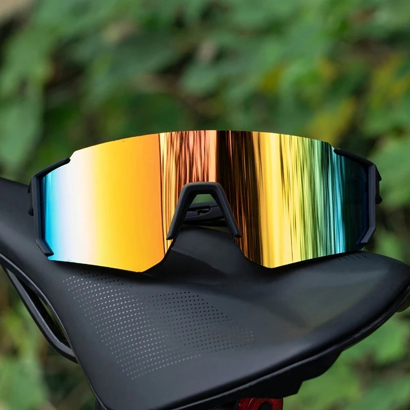 Sport Shield Sunglasses – Large Frame, Anti-UV, Lightweight | Running & Cycling