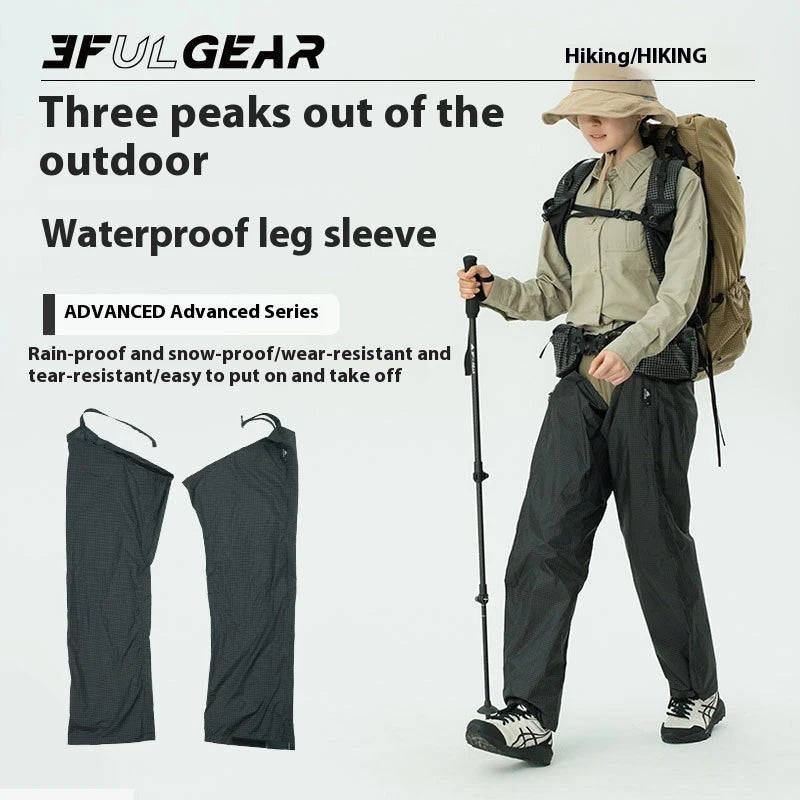 Trail Gear Apparel: 3F UL GEAR Outdoor Adjustable, Tear Resistant, Waterproof Leg Covers / Rungear