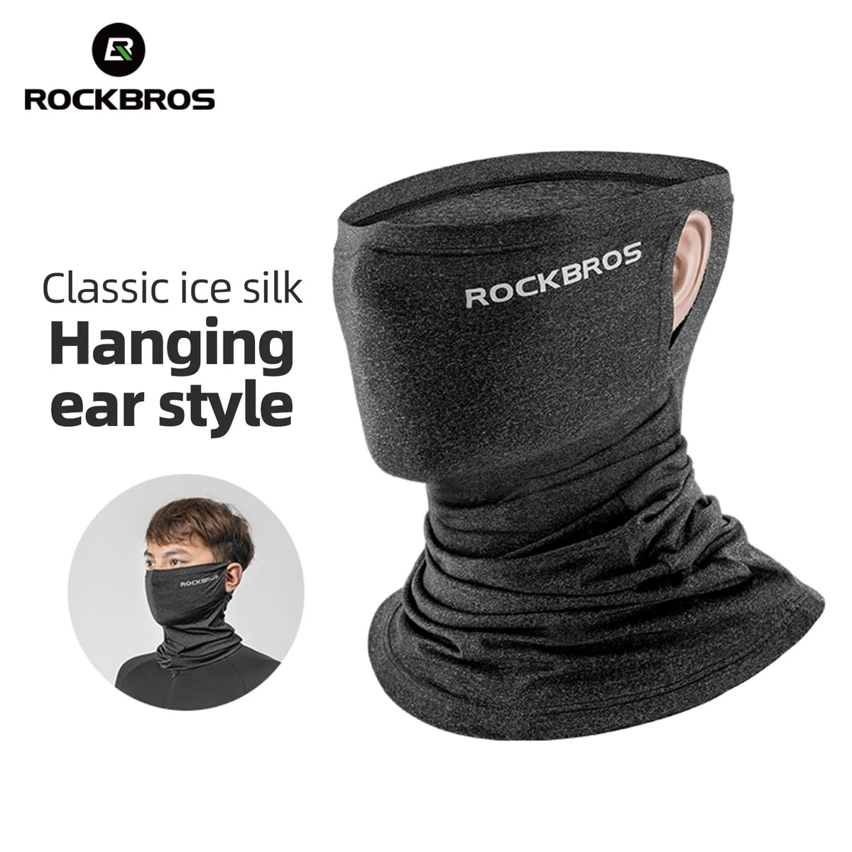Ice Silk Neck Gaiter | UV400 Cooling Face Mask for Running & Outdoor Sports | RUNGEAR